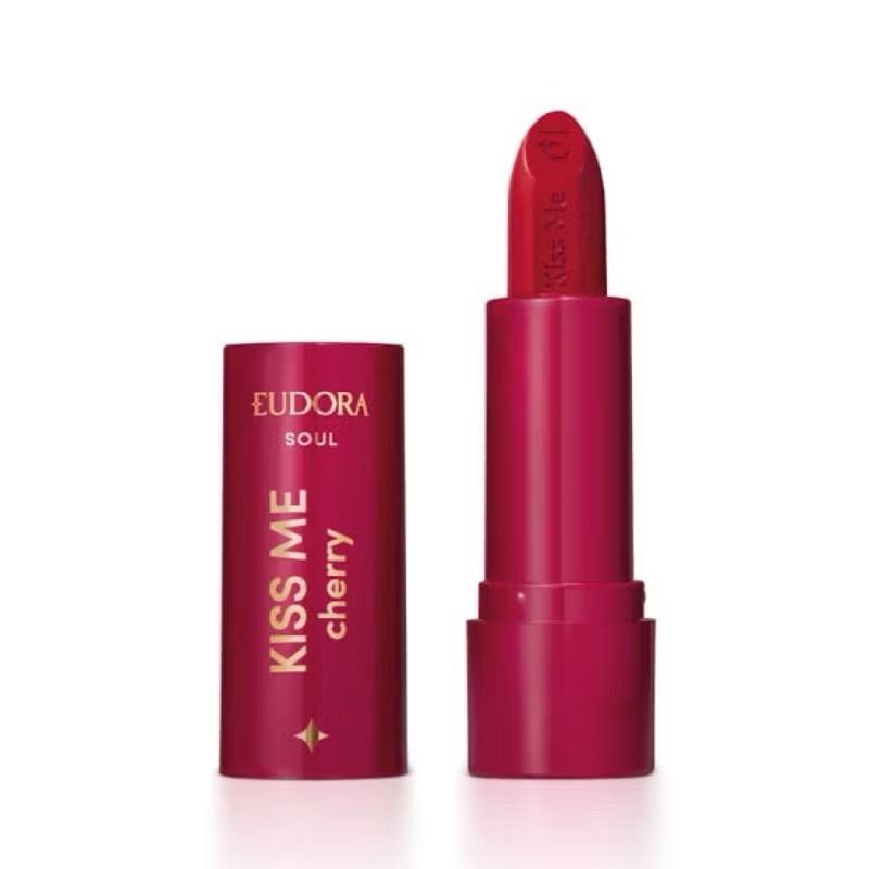 Batom Matte Vermelho Viciante Cherry