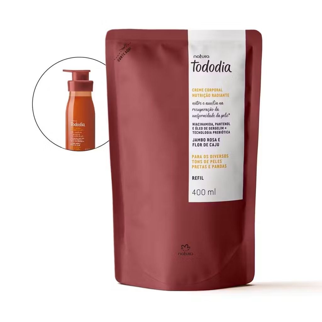 Refil Hidratante Corporal Jambo Rosa e Flor de Caju
