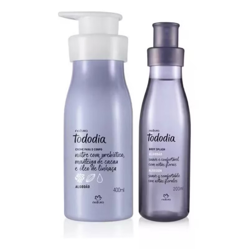 Kit Natura Tododia Algodão