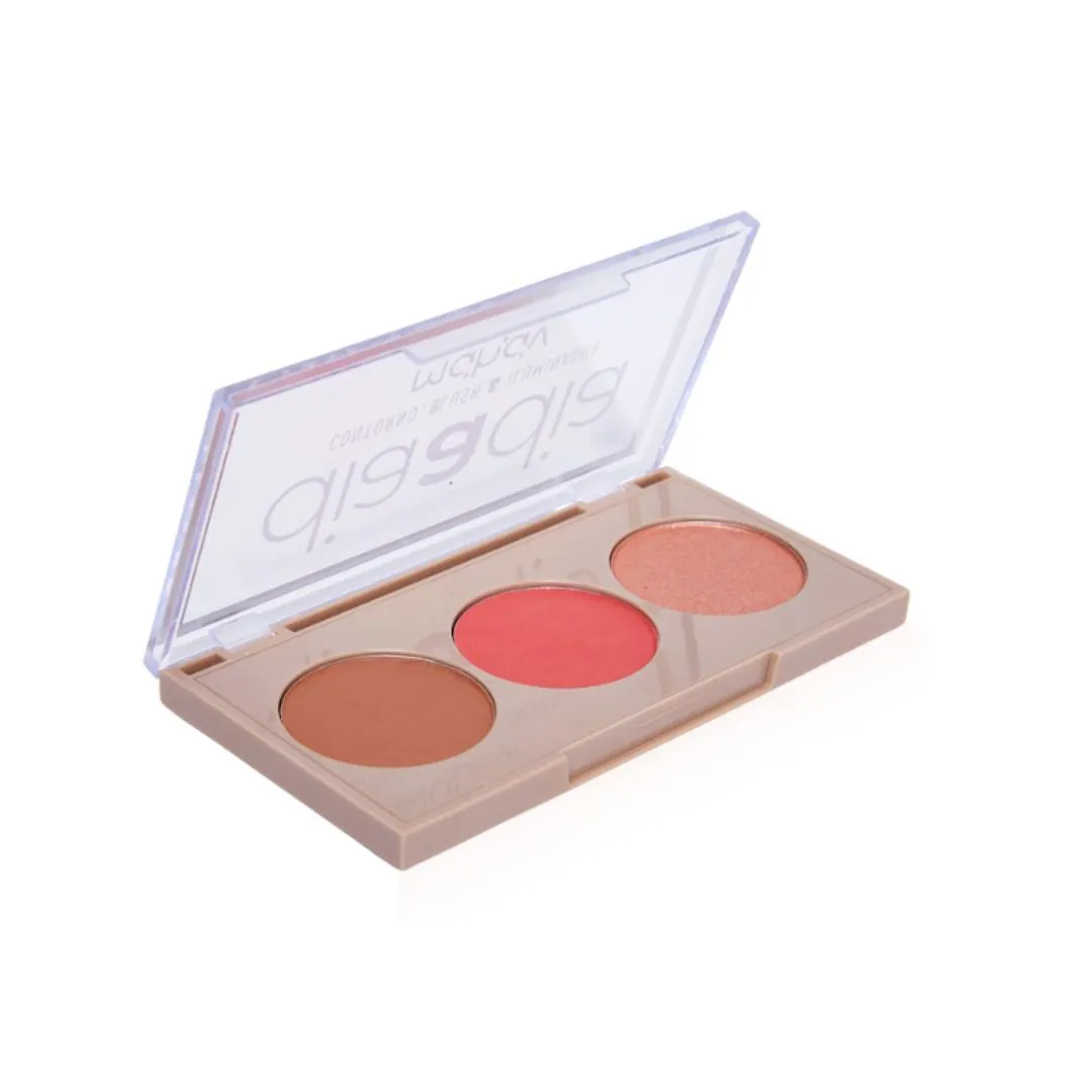 Trio Contorno, Blush e Iluminador