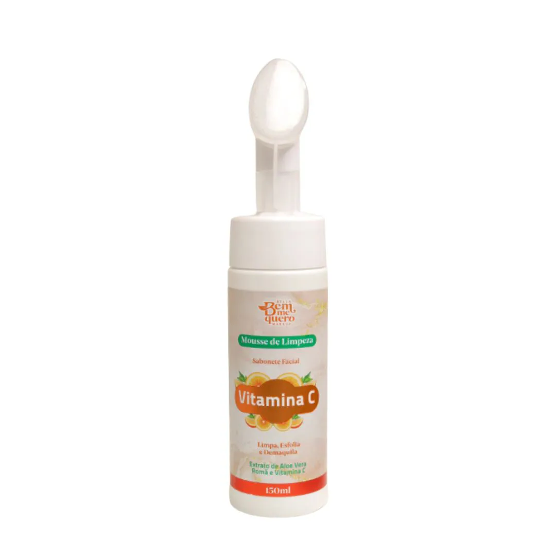 Mousse de Limpeza Facial Vitamina C