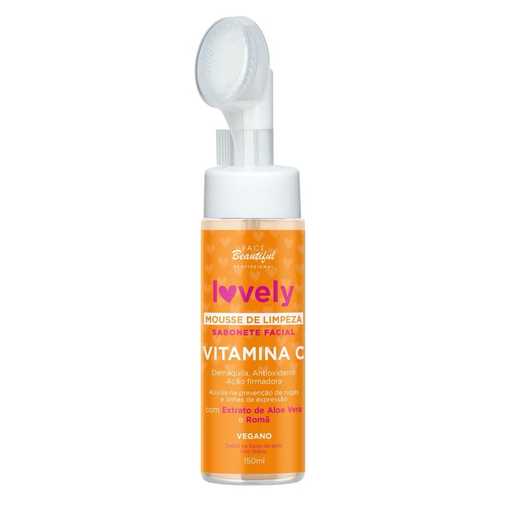 Mousse de Limpeza Facial Vitamina C