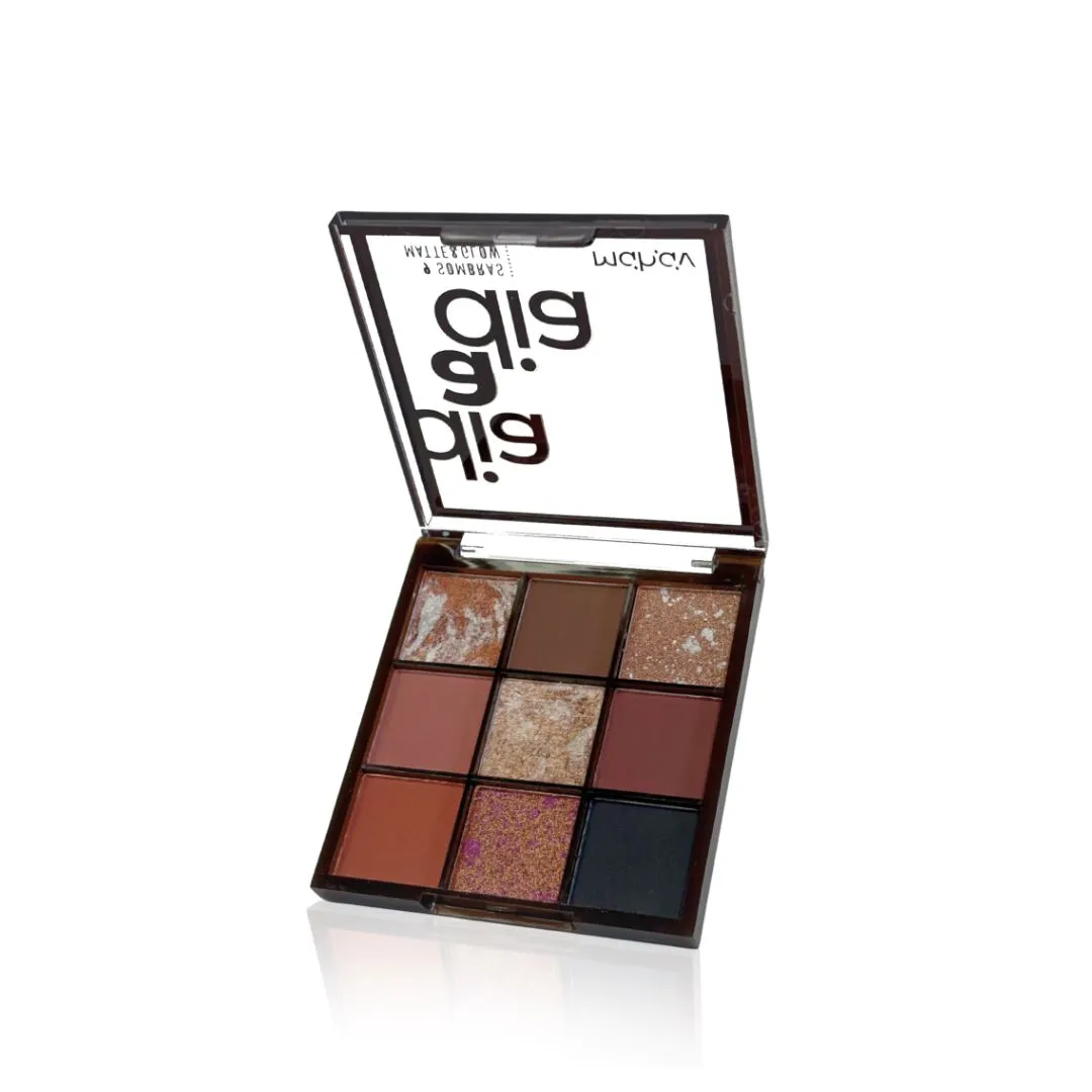 Paleta de Sombras 9 Cores Dia a Dia