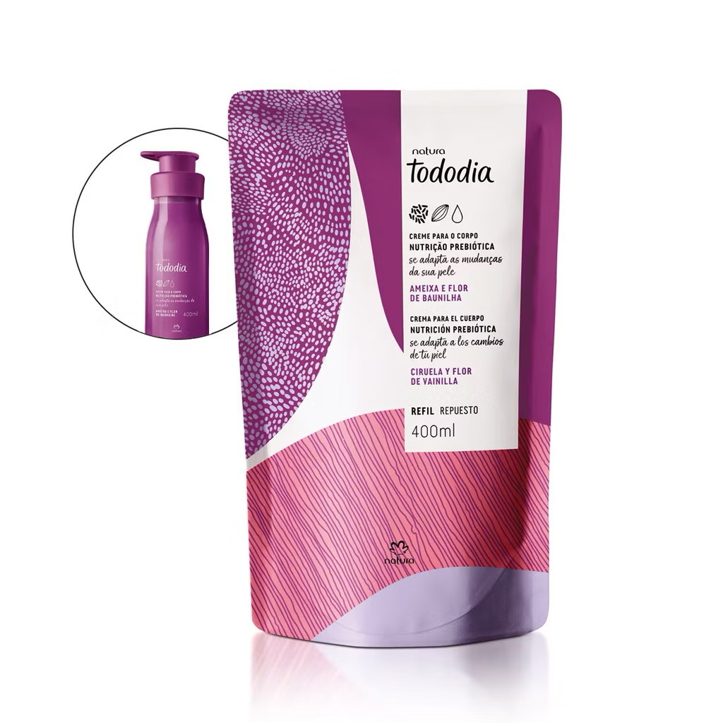 Refil Hidratante Corporal Ameixa e Baunilha
